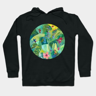 Hummingbirds at Asa Wright Hoodie